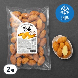 크림가득 부드럽고 달콤한 만쥬 (냉동), 600g, 2개