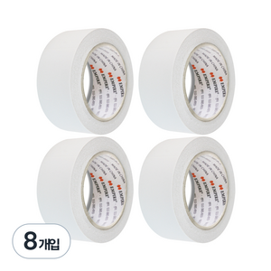 엠파이어 양면테이프 48mm x 30m, 화이트 반투명, 8개입