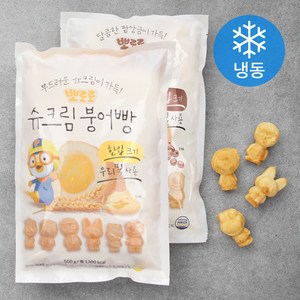 뽀로로 팥 붕어빵 500g + 슈크림 500g 세트 (냉동), 1세트