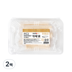 우진엿 명인 전통 가락엿, 140g, 2개