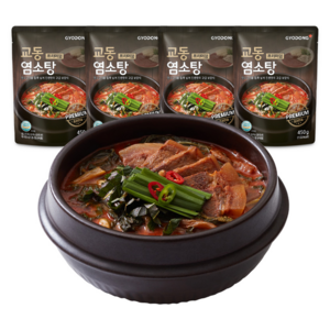 교동식품 프리미엄 염소탕, 4개, 450g