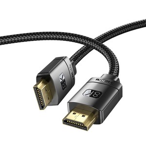 베이스어스 HDMI 2.1v UHD 8K 초고해상도 케이블, 1개, 1m