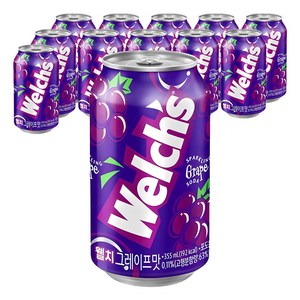 웰치스 포도 355ml, 12개
