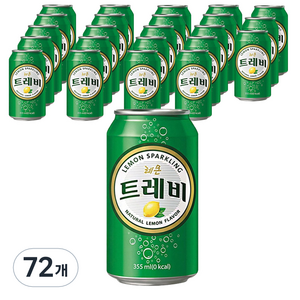 트레비 레몬 탄산수, 355ml, 72개