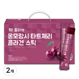 미쁨생활건강 딱좋아 몽모랑시 타트체리 콜라겐 젤리스틱, 300g, 8개