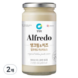 청정원 알프레도 생크림&치즈 파스타소스, 350g, 2개