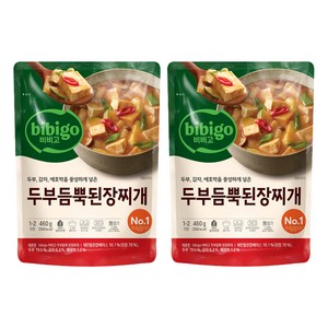 비비고 두부듬뿍 된장찌개, 460g, 2개