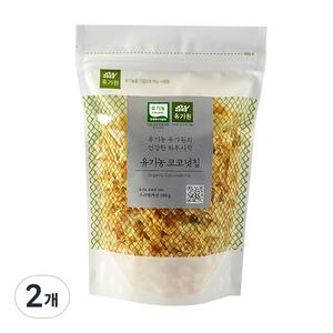 유가원 유기농 코코넛칩, 180g, 2개