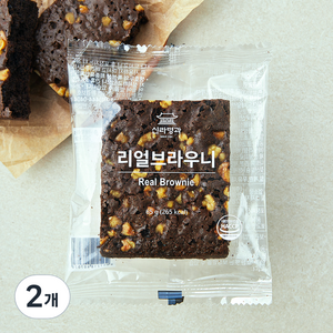 신라명과 리얼브라우니, 65g, 2개