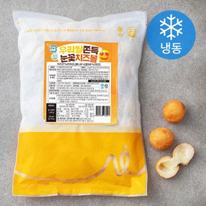 바른웰 우리쌀 쫀득 눈꽃치즈볼 34개입 (냉동), 1kg, 1개