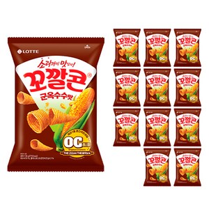 꼬깔콘 롯데제과 군옥수수맛, 134g, 12개