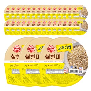 오뚜기 오뚜기밥 찰현미, 210g, 36개