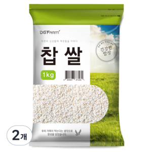 대구농산 건강한밥상 찹쌀, 1kg, 2개