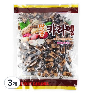 옛날 땅콩캬라멜, 550g, 3개