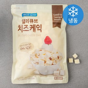 리치골드 델리큐브 치즈케익 (냉동), 1kg, 1개