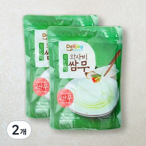 딜리조이 와사비쌈무, 1kg, 2개