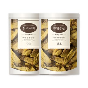 한방선생 감초 한방재료, 400g, 2개