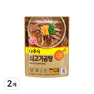 오뚜기 나주식 쇠고기 곰탕, 2개, 500g