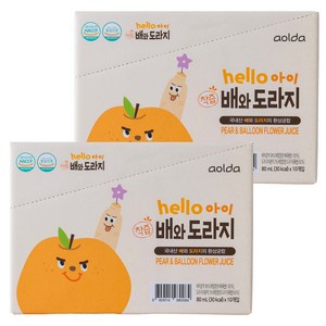 아올다 헬로아이 배도라지, 80ml, 20개