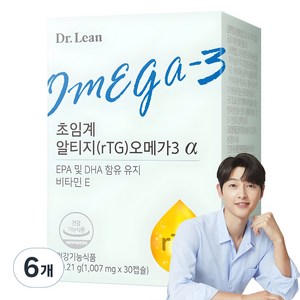 닥터린 초임계 알티지 오메가3 알파 30.21g, 30정, 6개