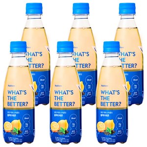 널담 제로스파클링 블랙티레몬, 350ml, 6개