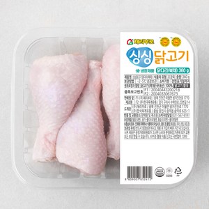 체리부로 싱싱닭고기 1등급 닭다리 북채, 360g, 1개