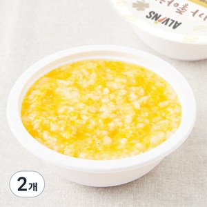 엘빈즈 이유식 중기2 7~10개월 밤단호박죽, 180g, 2개, 혼합맛(밤/단호박)