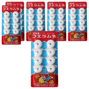 코리스 휘슬라무네 휘파람 사탕 소다맛, 22g, 6개