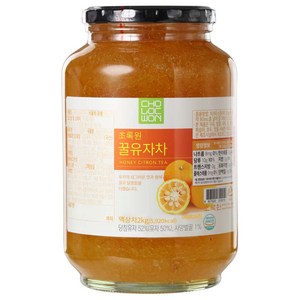 초록원_참꿀유자차, 2kg, 1개입, 1개