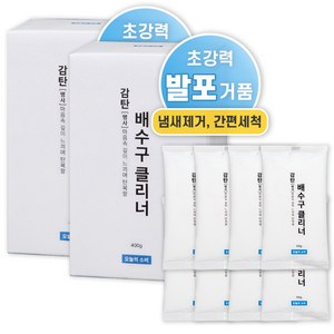 오늘의소비 감탄 배수구클리너, 2개, 400g