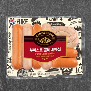 사조 부어스트콤비네이션 소시지, 385g, 1개