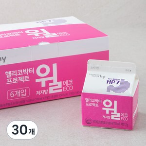 한국야쿠르트 윌 저지방 에코, 180ml, 30개