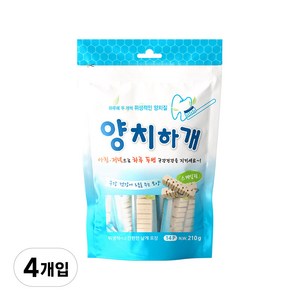 양치하개 반려견 덴탈껌 14p, 스케일링, 210g, 4개