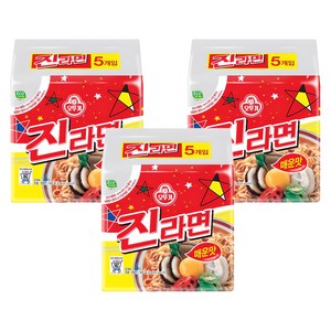 오뚜기 진라면 매운맛 120g, 15개