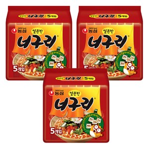 너구리 얼큰한 맛 120g, 15개