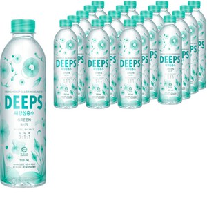 Deeps 해양심층수 그린, 500ml, 20개