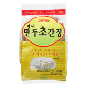 이엔푸드 미니 만두 초간장, 5.8g, 185개