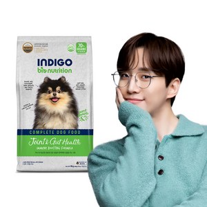 INDIGO 강아지 바이오뉴트리션 면역앤 기능성 사료, 관절+장건강, 6kg, 1개