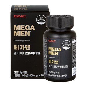 GNCMEGAMEN 멀티비타민 미네랄, 90정, 1개