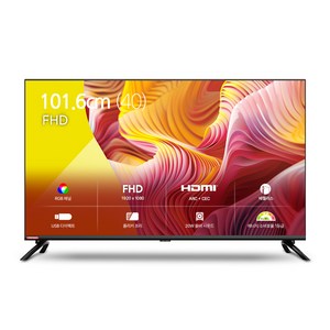 더함 FHD LED 홈셋톱박스TV, 101cm(40인치), C401FHD, 스탠드형, 고객직접설치