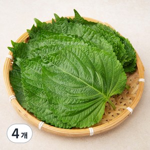 [팩] 밀양 깻잎, 100g, 4팩