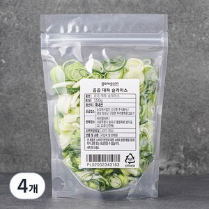 대파 슬라이스, 150g, 4개