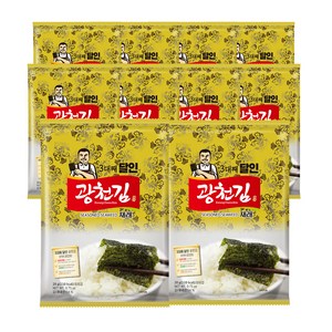 광천김 3대째 달인 재래 전장김, 20g, 10개