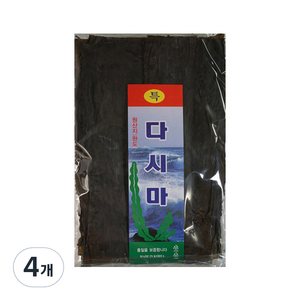 백송식품 완도 다시마, 500g, 4개