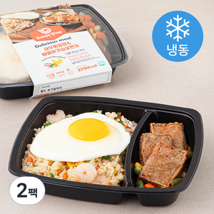 다즐샵 맛있는 새우볶음밥 & 해물 닭가슴살 완자 (냉동), 250g, 2팩