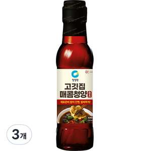 청정원 고깃집 매콤청양소스, 300g, 3개