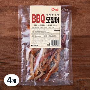 리프레쉬 BBQ 조미 오징어, 70g, 4개