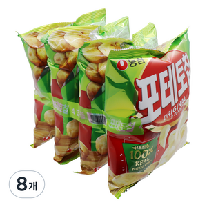 포테토칩 오리지널, 40g, 8개