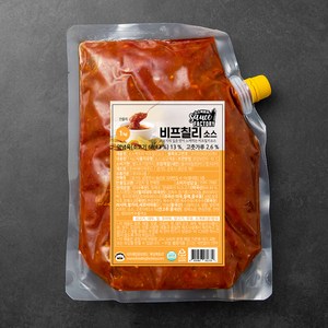 푸딩팩토리 비프칠리 소스, 1kg, 1개