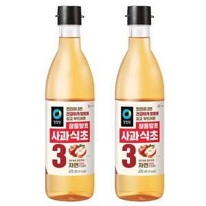 대상 청정원 정통사과식초, 470ml, 2개